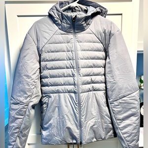 Lululemon Gray Down for it Hoodie Jacket Coat Puffer